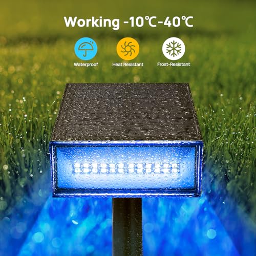 Solar Spot Lights Outdoor (Multicolor / 6 Pack)