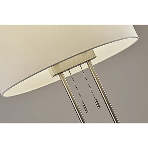 4015 22 Duet 27" Table Lamp (Satin Steel / Table Lamp)