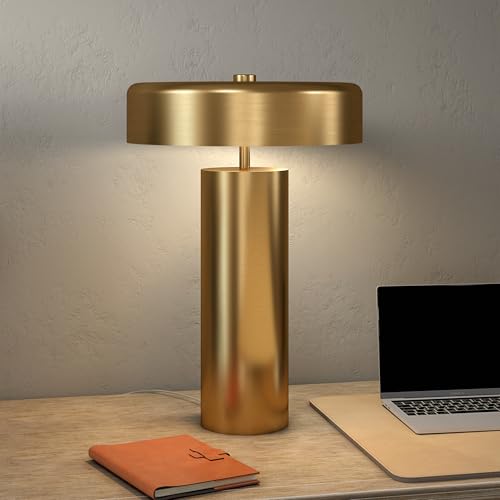 24" Modern 1 Light Table Lamp (Gold / 23.75 inches (H) x 15.75 inches (W x D))