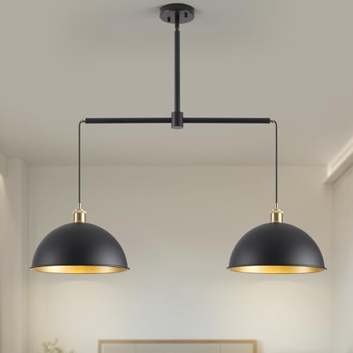 Matte Black Farmhouse Pendant Light
