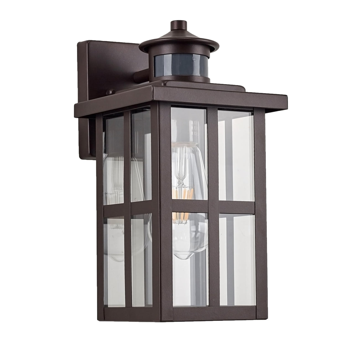 11.75" Bronze Motion Sensor Outdoor Wall Light 1 Pack Rustic (Bronze / 1 Pack H11.75" Motion)