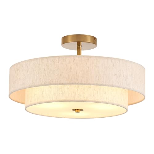 Modern Semi Flush Mount Ceiling Light Fixture