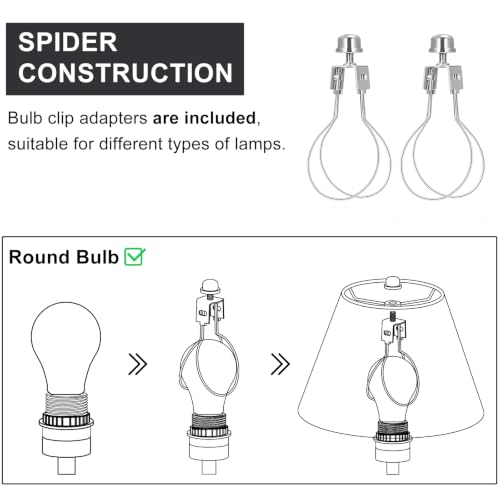 Black Lamp Shades Set of 2 (Black)