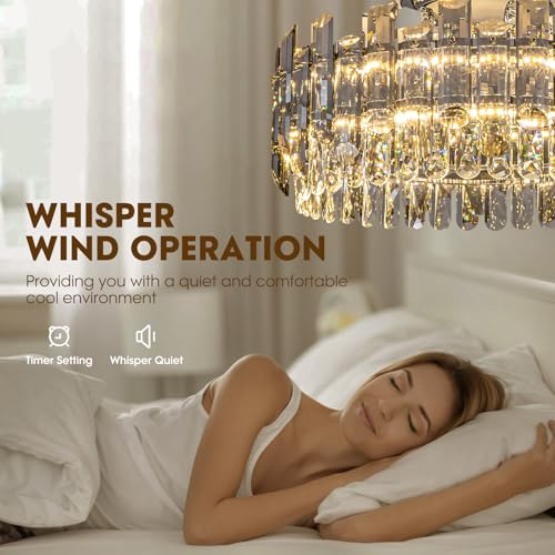 Flush Mount Ceiling Fan with Light