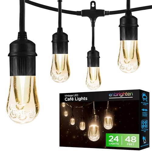 Café Lights Enbrighten Modern Café Lights White Only Twist
