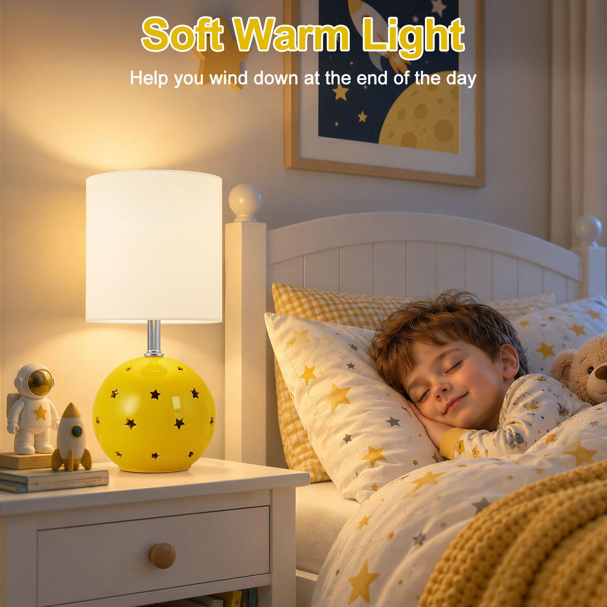 Small Table Lamp (Yellow)