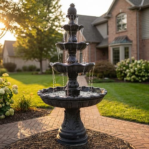Sunnydaze Grand Courtyard 4 (Black)