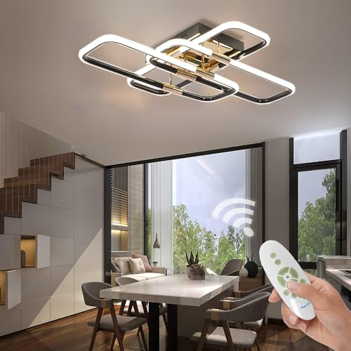 Modern Led Ceiling Light Fixture (Closed to Ceiling / L31.39'')