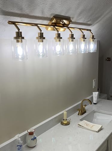 5 Light Track Lighting Kit Brass with 5 Rotatable Light Heads (Brass / 5-Light)
