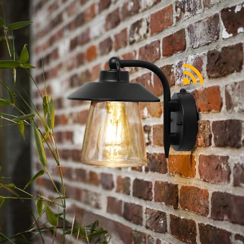 Dusk to Dawn Outdoor Indoor Exterior Light Fixture (Black-dusk to Dawn / 1 Pack)