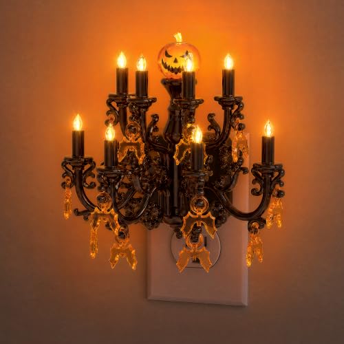 Night Lights Plug Into Wall (Halloween Chandelier / 1 Pack)