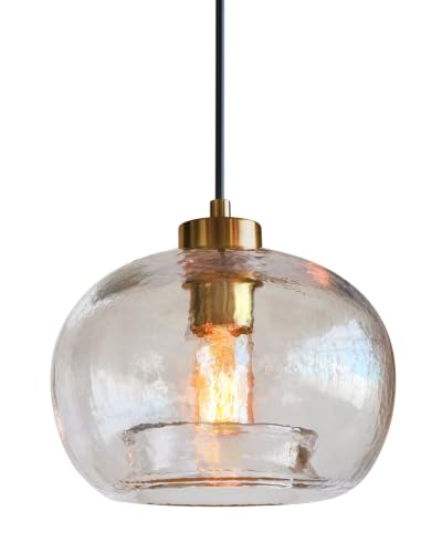 Modern Farmhouse Pendant Lighting for Kitchen Island Glass Ceiling Light Fixtures Over Dining Table