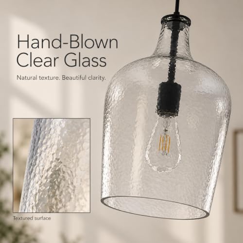 Large Glass Pendant Light Fixtures