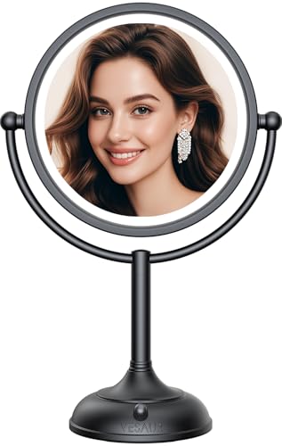 Professional 8.5" Large Lighted Makeup Mirror with Brighter Lights
