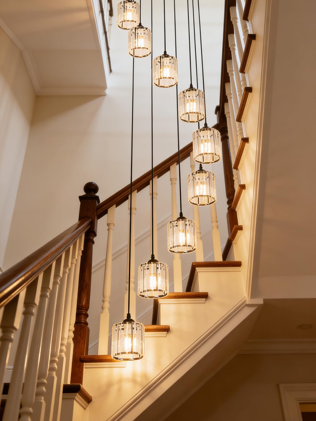 Foyer Chandeliers for High Ceilings 8 (8 lights)
