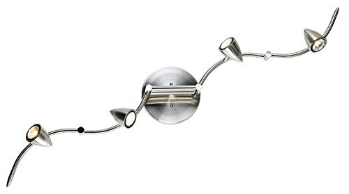 Axel Adjustable Swing Arm 4 (Brushed Nickel / 4-Light)