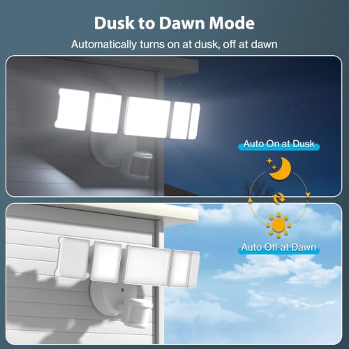 2 Pack Motion Sensor Outdoor Lights