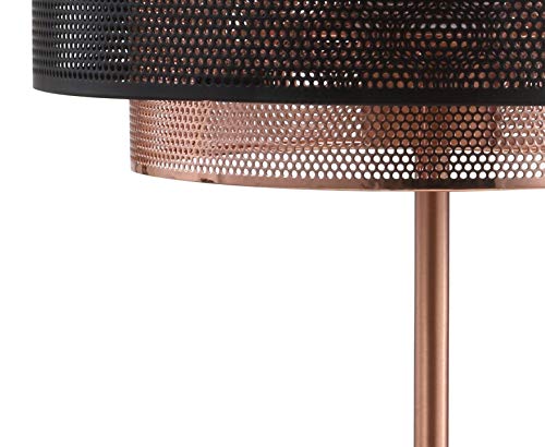 Tribeca Double Mesh Drum Table Lamp 19.75" Metal