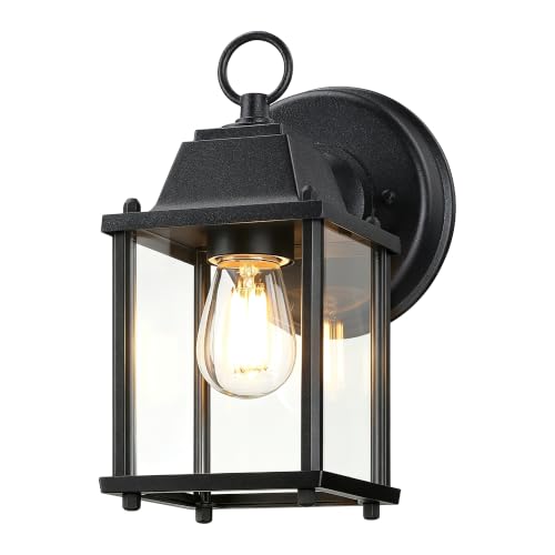 Outdoor Wall Light Fixture (Black / 1-pack)