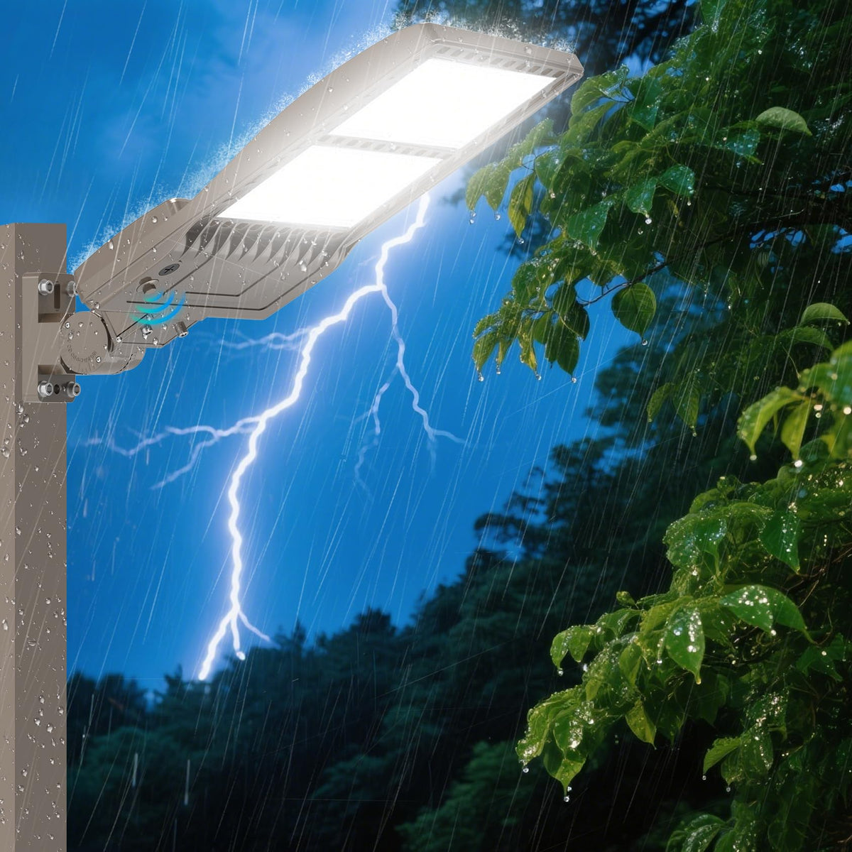 450W LED Parking Lot Light 67500LM 5000K Outdoor Street Area Lighting with Dusk to Dawn LED Pole Lights 100V 120V IP65 Waterproof Commercial Shoebox Flood Light Arm Mount for Roadway (450W)