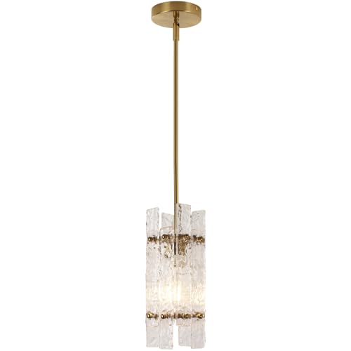 Gold Crystal Pendant Light for Kitchen Island