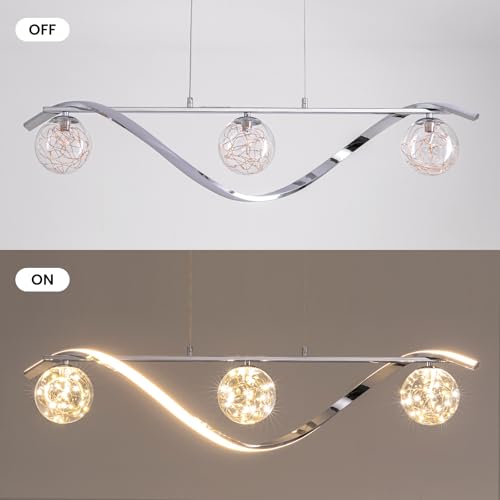 40" Dimmable Kitchen Island Lighting (Chrome)