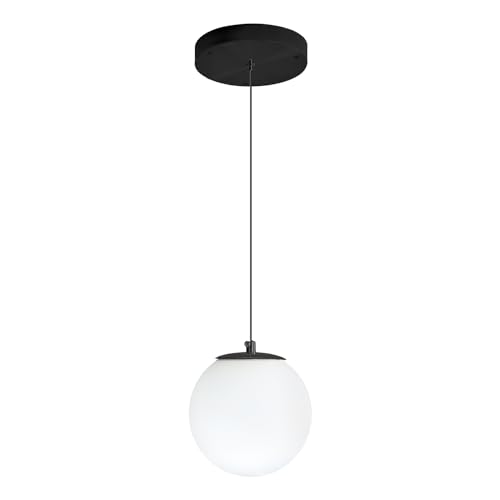 Globe Pendant Light (Black-White / Globe 1-Light)