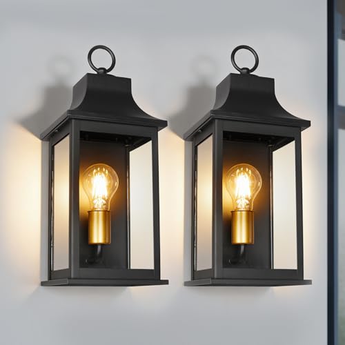 2PK 16" Outdoor Wall Lantern (16 inch - 2 PK)