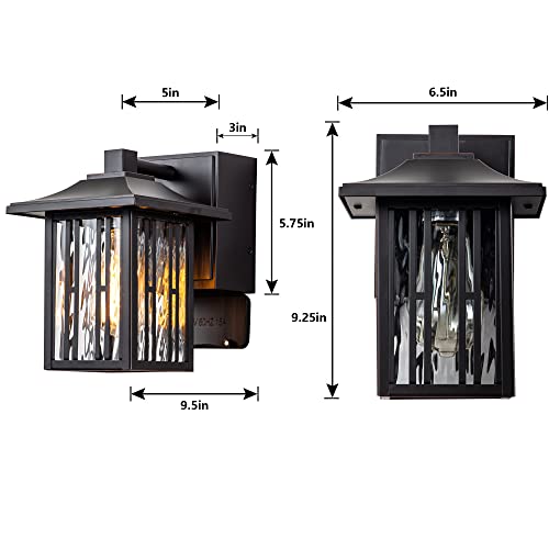 Outdoor Porch Lights with GFCI Outlet (1 Pack / With outlet)