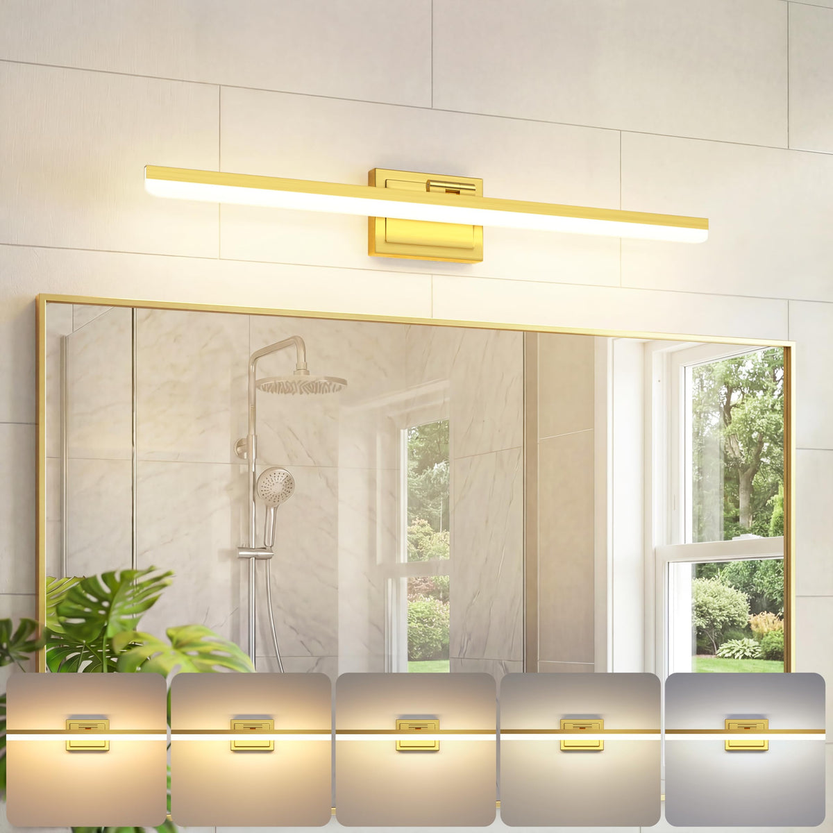 Modern Bathroom Vanity Light 31.5 inch (Gold / 31.5 inch)