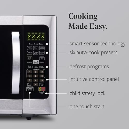 1.2 Cu. Ft. Countertop Microwave Oven (1.2 Cu. Ft. / Stainless Steel)