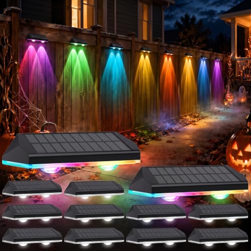 Solar Fence Lights Outdoor