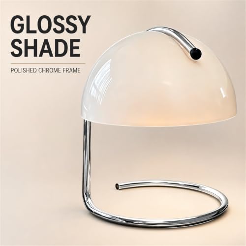 Modern Table Lamp (White, 8.7 Inch)