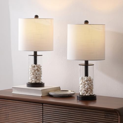 Amner 20.5" Fillable Glass Lamp (Oil Rubbed Bronze/Clear)