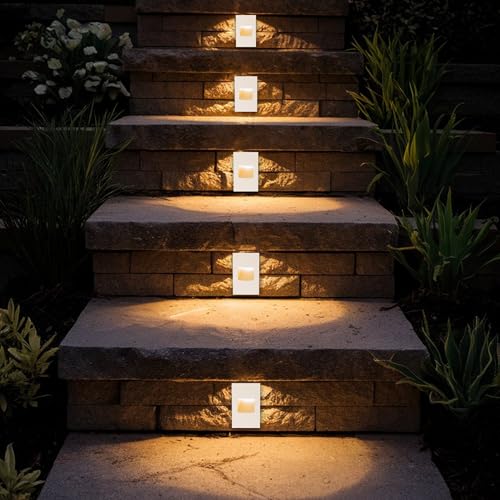 Outdoor Step Lights LED Stair Lights Indoor (White)