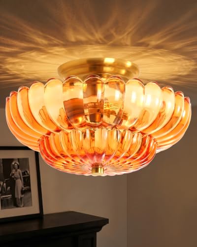 Semi Flush Mount Ceiling Light Fixture Vinatge Ceiling Lights
