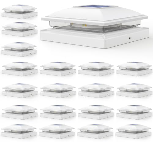 Solar Post Cap Lights (White)
