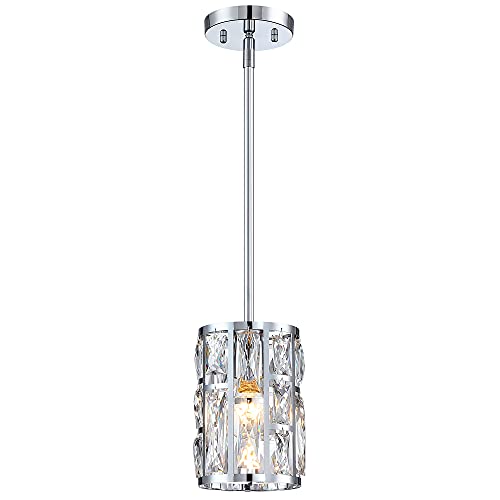 Farmhouse Crystal Pendant Light Fixture 1