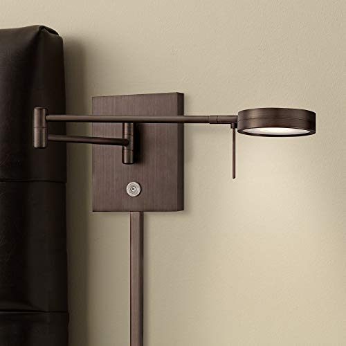 P4308 647 George's Reading Room LED Swing Arm Wall Lamp (Copper Bronze Patina)