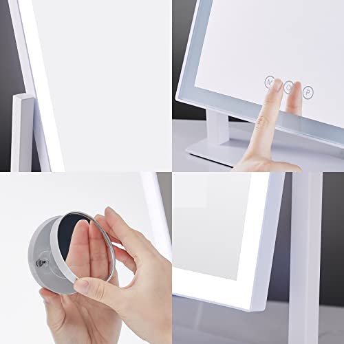 Lighted Makeup Mirror (17.4"L x 13.1"W)