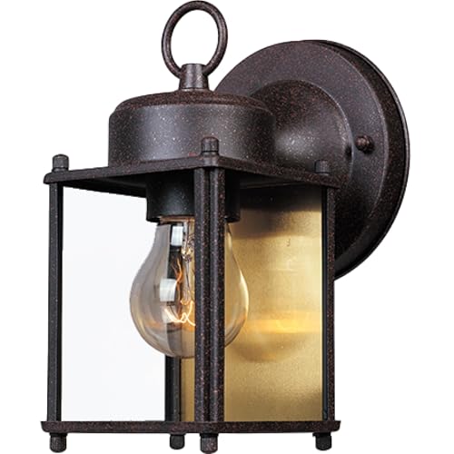 1161 RP Porch Outdoor Wall Lantern Sconce (8in H (Pack of 1) / Rust Patina)