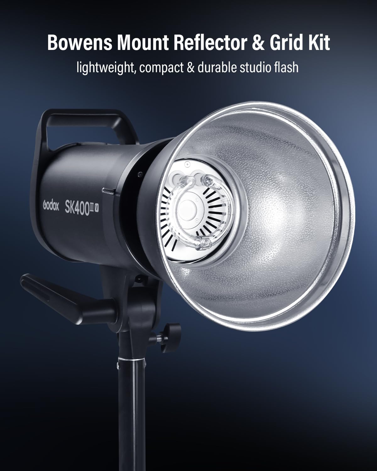SK400IIIV Studio Strobe Light with Reflector Kit