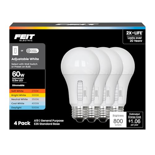 LED Light Bulbs (A19 - 4 Pack)