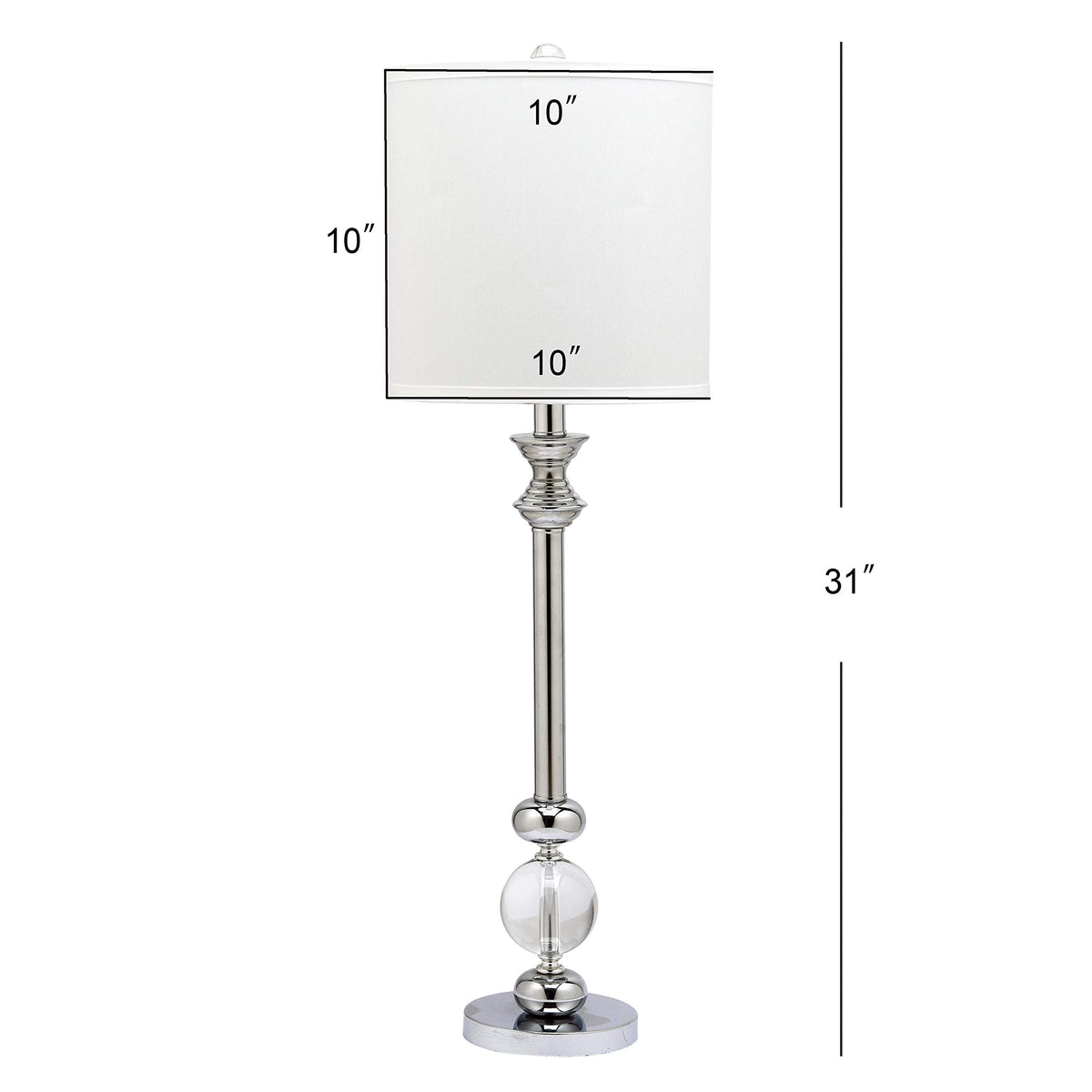 Erica Table Lamp Set of 2 (Crystal - with USB)