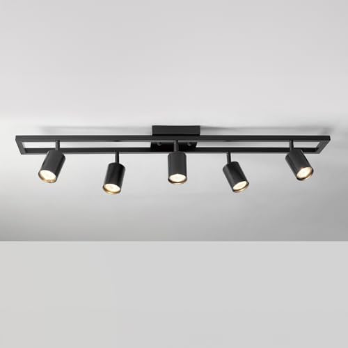 5 Light Track Lighting (Matte Black, 5-Light, Weston)