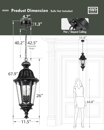 Motion Sensor Outdoor Hanging Light