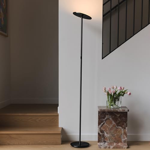 Sky LED Floor lamp (Shiny Gunmetal Black)