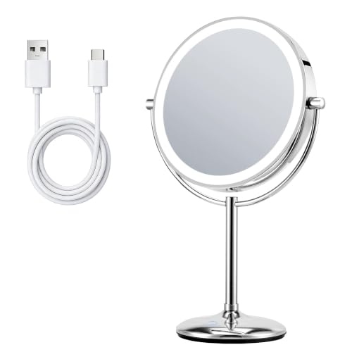 20x Makeup Mirror with Lights