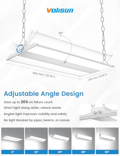 2FT High Bay LED Shop Lights 2Pack