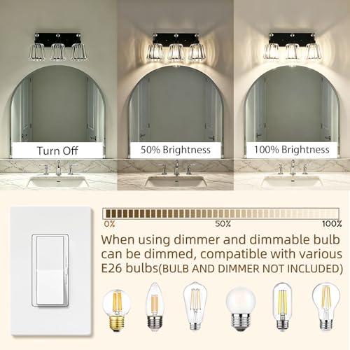 E26 Crystal Vanity Light
